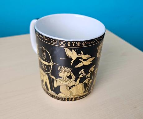 Štýlový hrnček s egyptským motívom, 