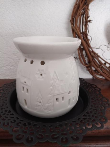 Aromalampa dedina, domčekovo -  difuzer - svietnik, 