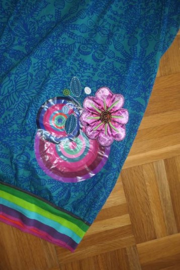 Desigual original krasne dievcenske/damske saty, desigual,xs