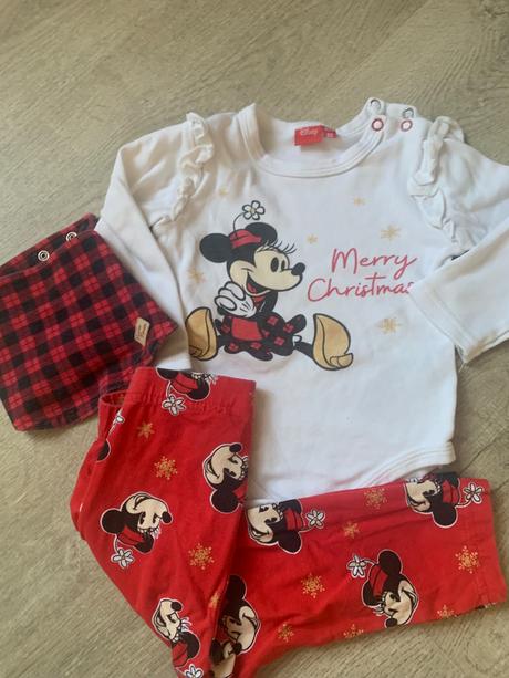Set body, leginky vianočný motív, disney,74