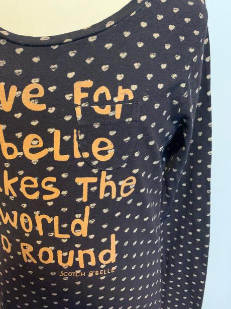 Scotch rbelle tričko s nápisom, 140