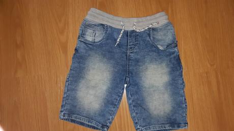 Kraťasy riflové 1x oblečené, dopodopo,146