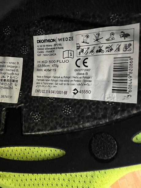 Lyžiarska prilba wedze h kid 500 53-55 cm, s