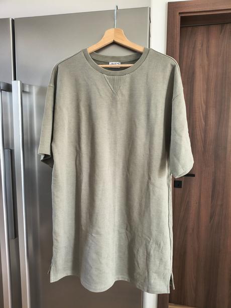 Jakes teplákové bavlnené oversize letné šaty m-l, l