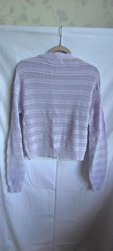 Fialový svetrík, h&m,170