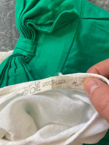 Sukňa s vreckami a mašľou plus tričko vel.38, m