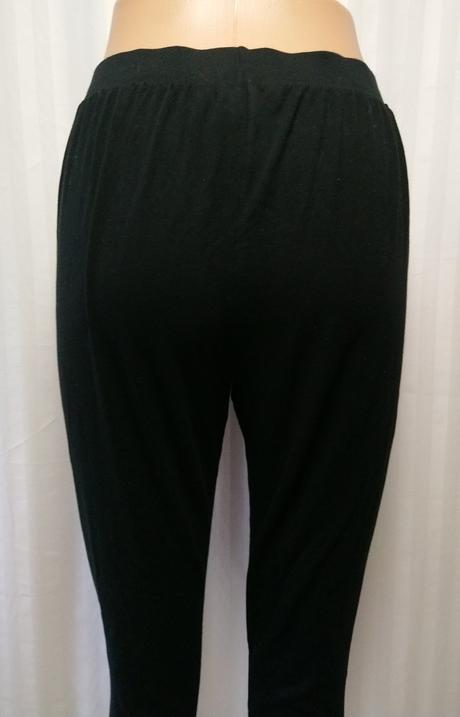 Dámske čierne elastické trištvrťáky, next, s/m, next,m