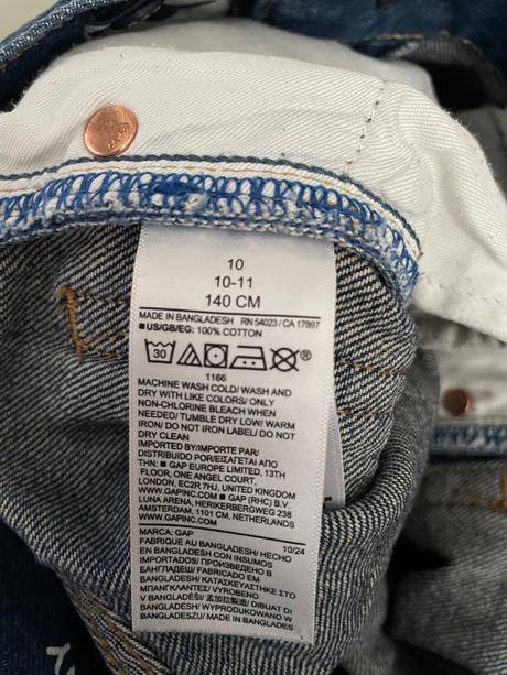 Chlapčenské širšie rifle-beggy, gap,140