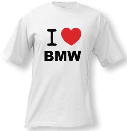 Tričko - i love bmw, m