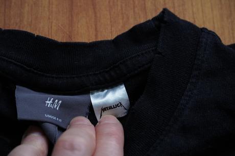 Metallica tričko h&m veľkosť m, h&m,m