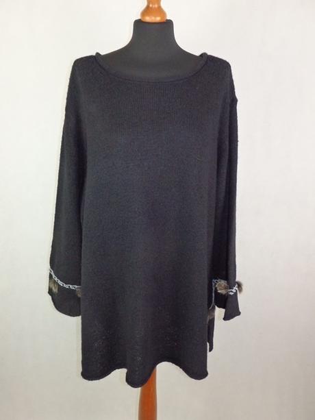 Luxusný pletený pulover, 52