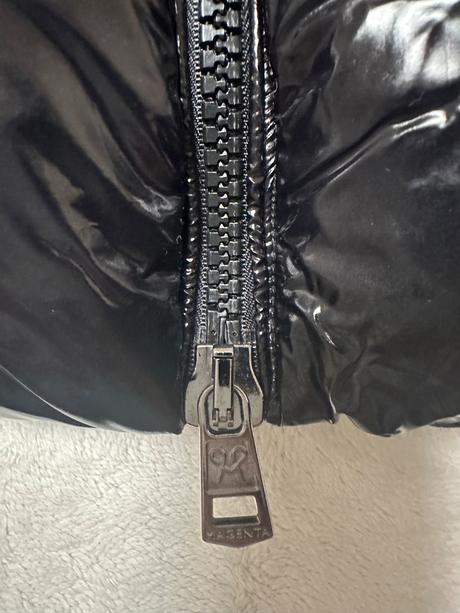 Hrubá zimná dlhšia bunda zn. magenta, l / m