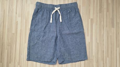 Kratasy s ľanom - top stav, h&m,134