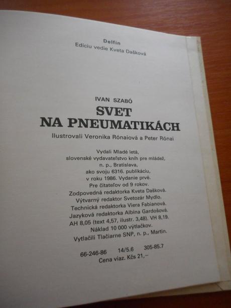 Svet na pneumatikách, ivan szabó,