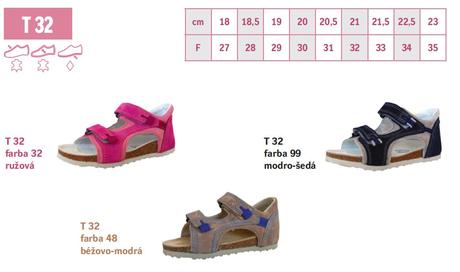 Protetika ortopedické sandále t32 rimini, protetika,27 - 35