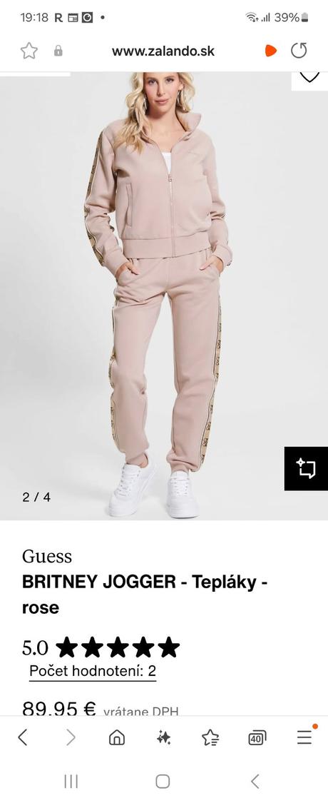 Guess tepláky,mikina, guess,l / xl