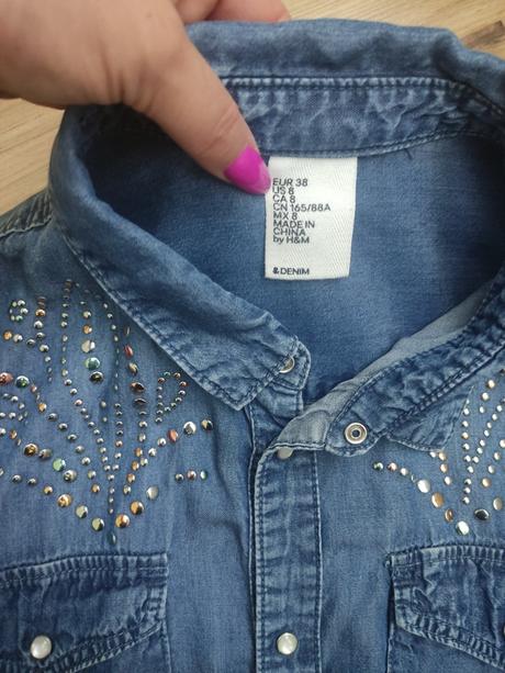 Riflova košeľa, h&m,m