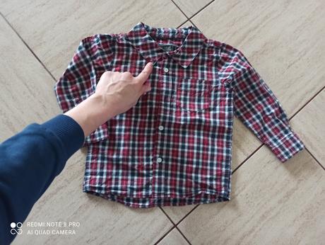 Košeľa aj na vianoce, h&m,86