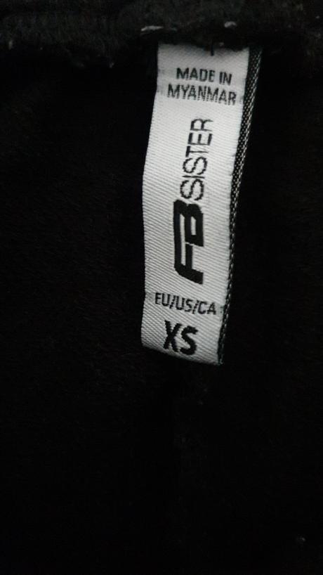 Cierne teplakove sortky, xs