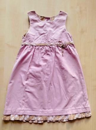 Hrubšie bavlnené šaty, h&m,110