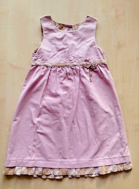 Hrubšie bavlnené šaty, h&m,110