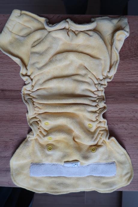 Kalhotková plenka velurová majab - žlutá, majab