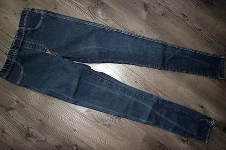 H&m rifle tmavomodré, v. 170/14y+, h&m,170