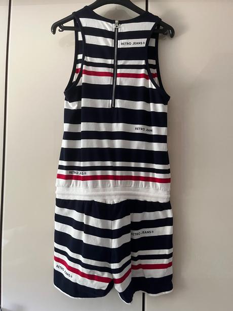 Overal retro jeans, m