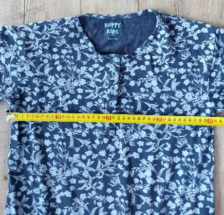 Bavlnený kvetinový overal, tchibo,164