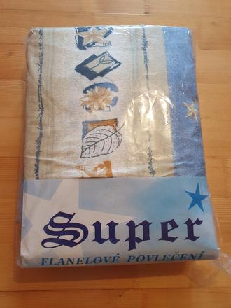 Flanelové obliečky uz len jeden kus,