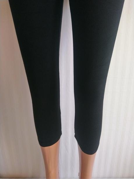 Dámske čierne 3/4 legíny, h&m, m, h&m,m