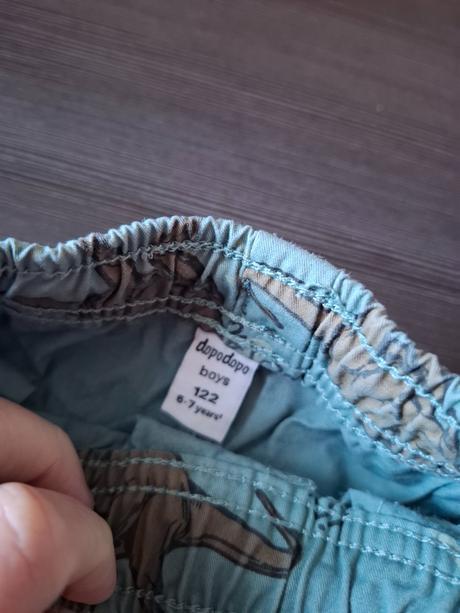 Látkové krátke nohavice dinosauri 122, dopodopo,122