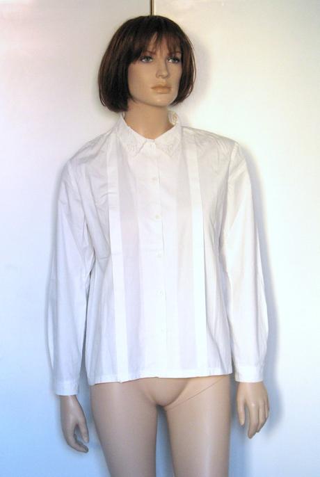 Vyšívaná biela blúzka, m