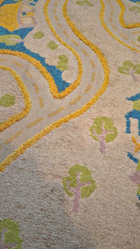 Detsky koberec s 3d cestami 190-132cm., 