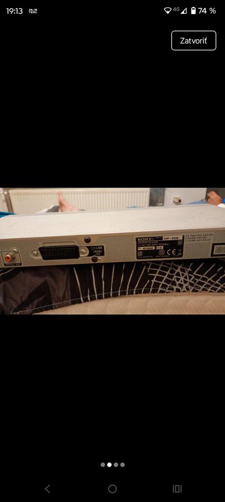 Dvd-prehravac, sony