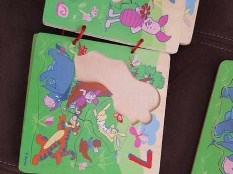 Drevene kocky, puzzle, 