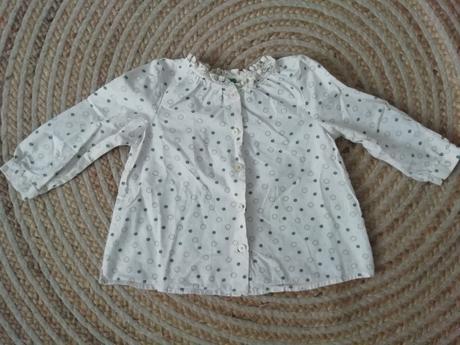 Predám dievčenskú blúzku, benetton,86