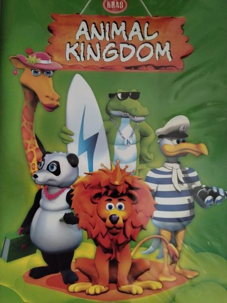 Nálepky animal kingdom kraš staré, 