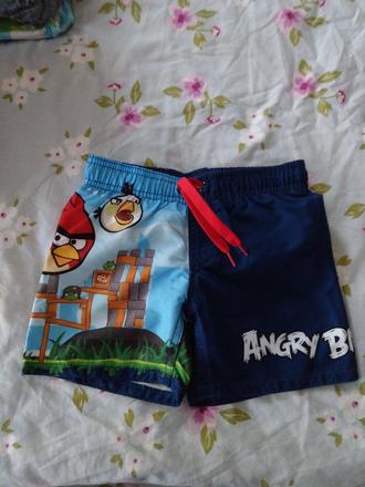 Nenosené plavky h&m angry birds 98/104, h&m,104
