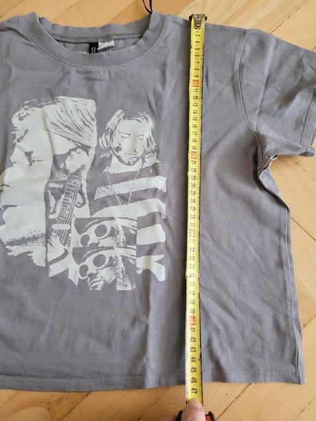 Croptop kurt cobain, h&m,m