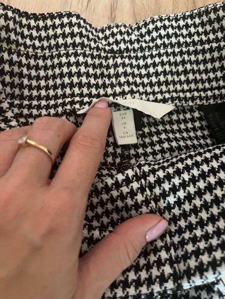 Nohavice s vysokým pasom hm xs, h&m,xs