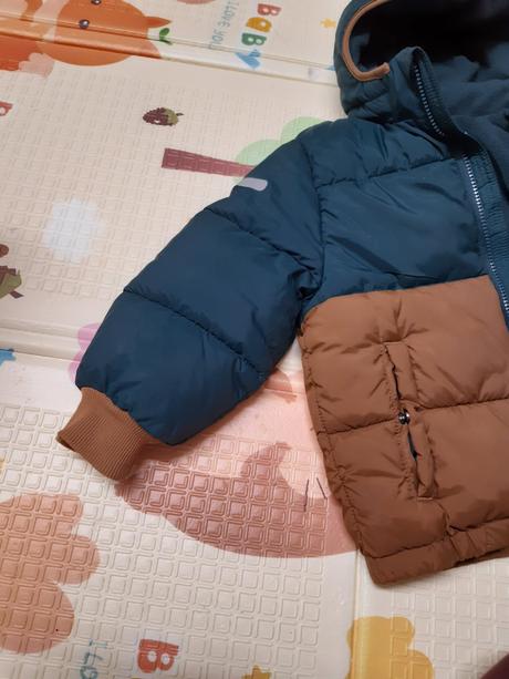 Zimná pufovaná bunda, h&m,104