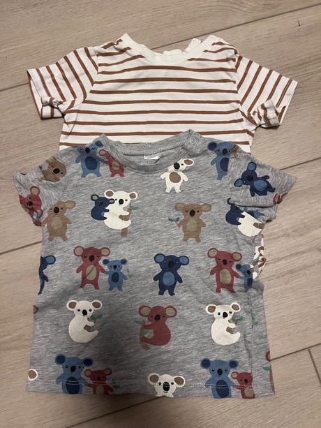 Tričká h&m 2ks, h&m,86