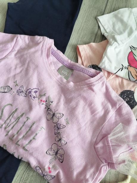 Tričká na leto - 104, leginky s mašličkou - 104, 104