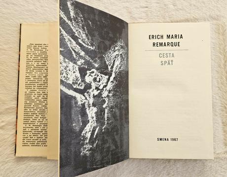Kniha 'cesta späť' erich maria remarque, 