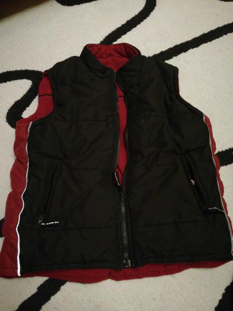 Obojstranná vesta + mikina, 140