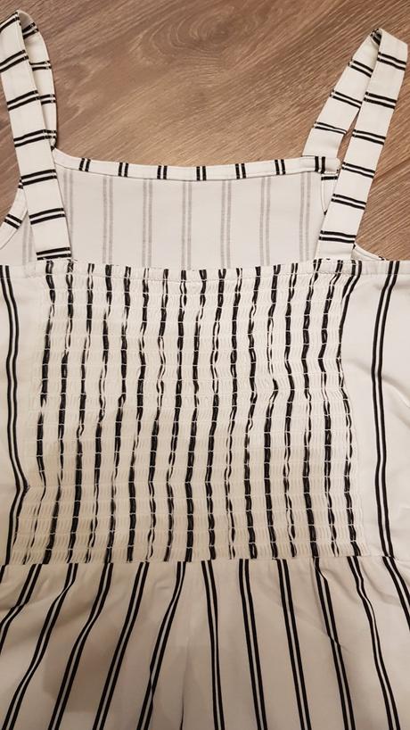 Krátky pásikavý overal, c&a,134