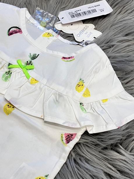 Dievčenská košeľa s volánom overkids (68-74), 68