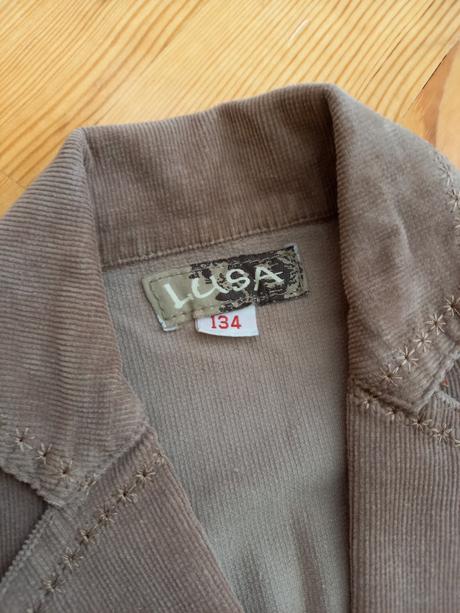 Kabátik-sako k sukničke, nohaviciam, lusa,134