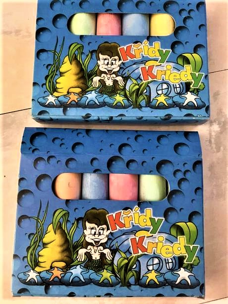 Farebné kriedy / 2 balenia, 